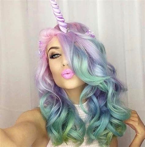 aesthetic unicorn hair|unicorn aesthetic pinterest.